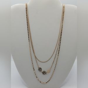 Unique Triple Chain with Roses
